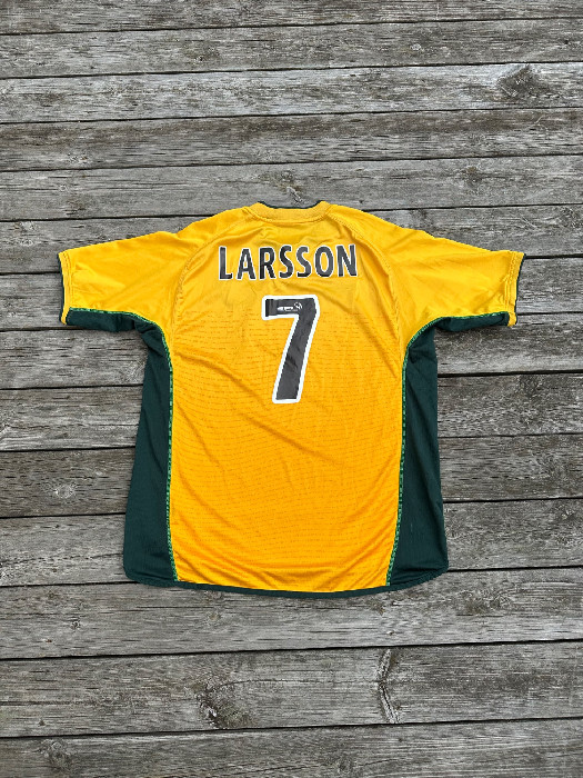 2002-2003 Umbro Celtic FC Henrik Larsson #7 Matchtröja
